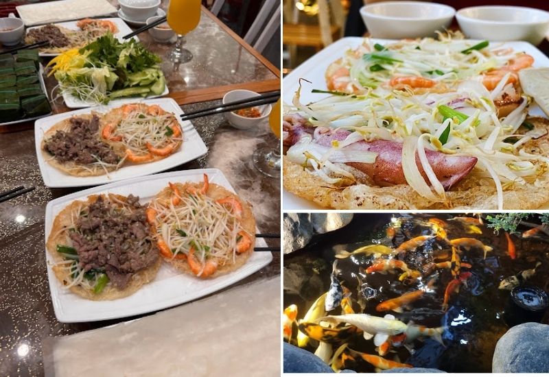 Giá tốt, không gian mát mẻ, có hồ cá Koi cực chất
