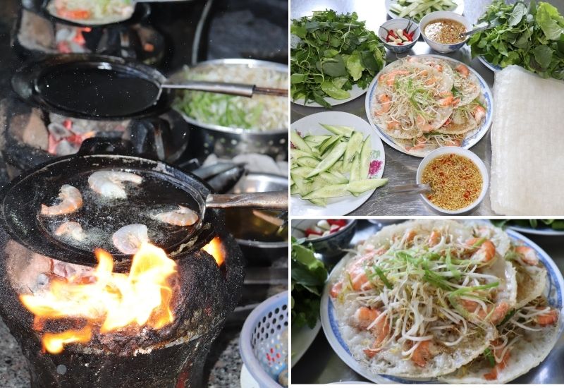 Bánh xèo Mỹ Cang - khá xa nhưng rất ngon