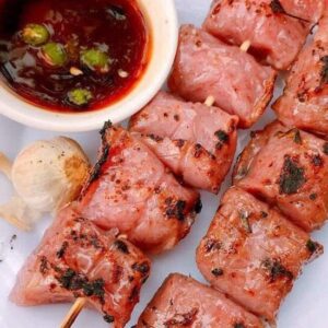 Nem chua nướng, món ăn vặt cực chất