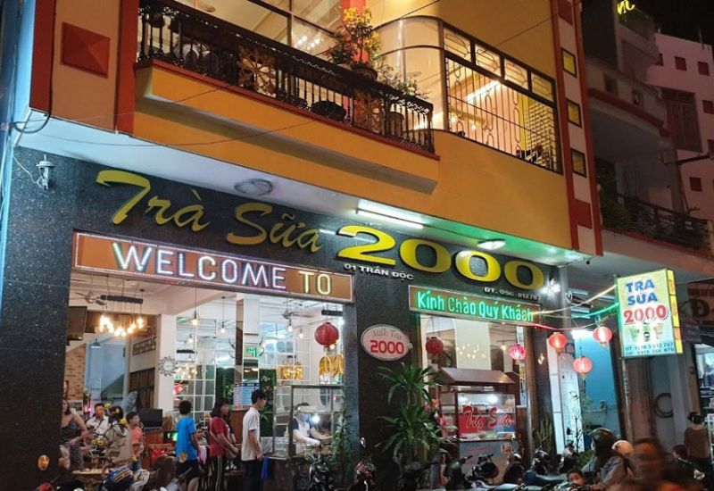 Trà sữa 2000 - quán trà sữa nổi tiếng