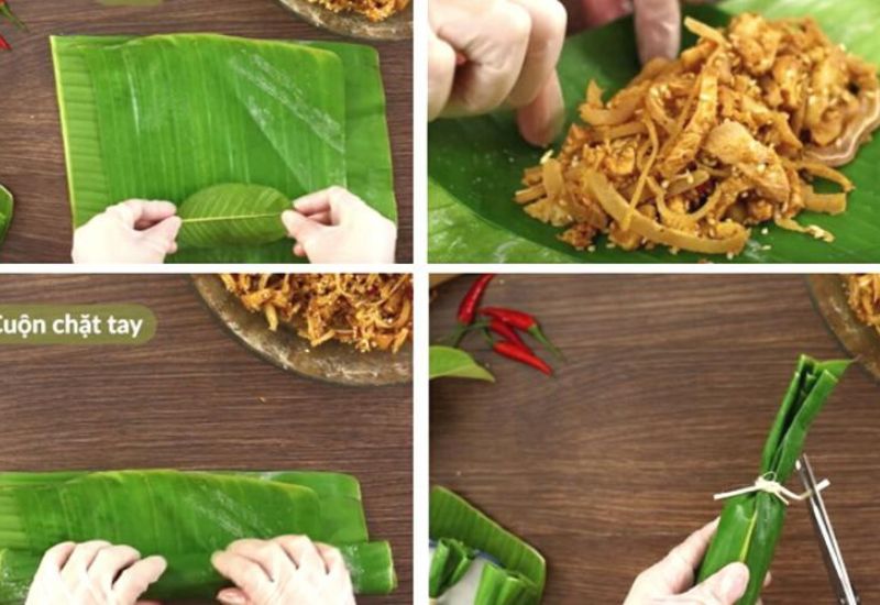 Tré được làm từ thịt và kết hợp với các loại gia vị