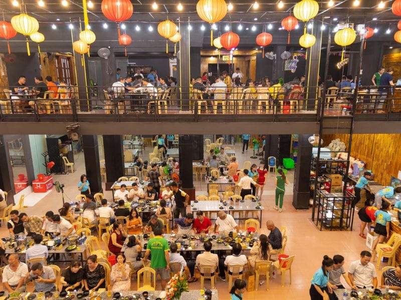 Không gian 2 tầng thoáng mát