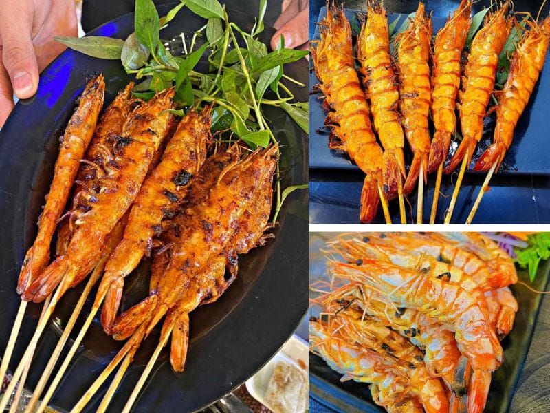 Các món tôm tươi, chế biến thơm ngon